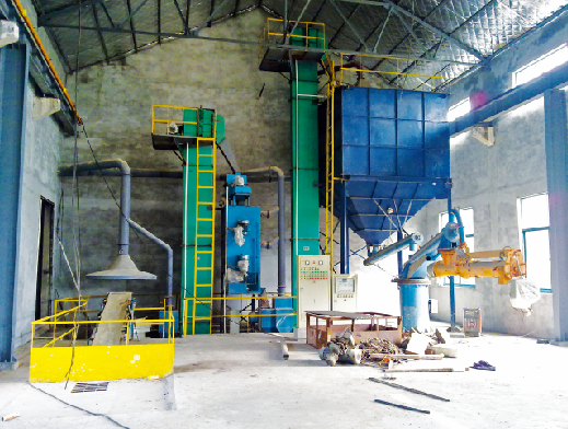 樹脂砂設備生產線范例